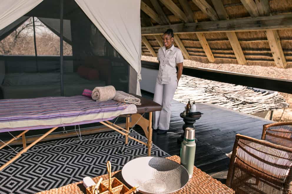 Spa room | Photo credit: Feline Fields Lodge