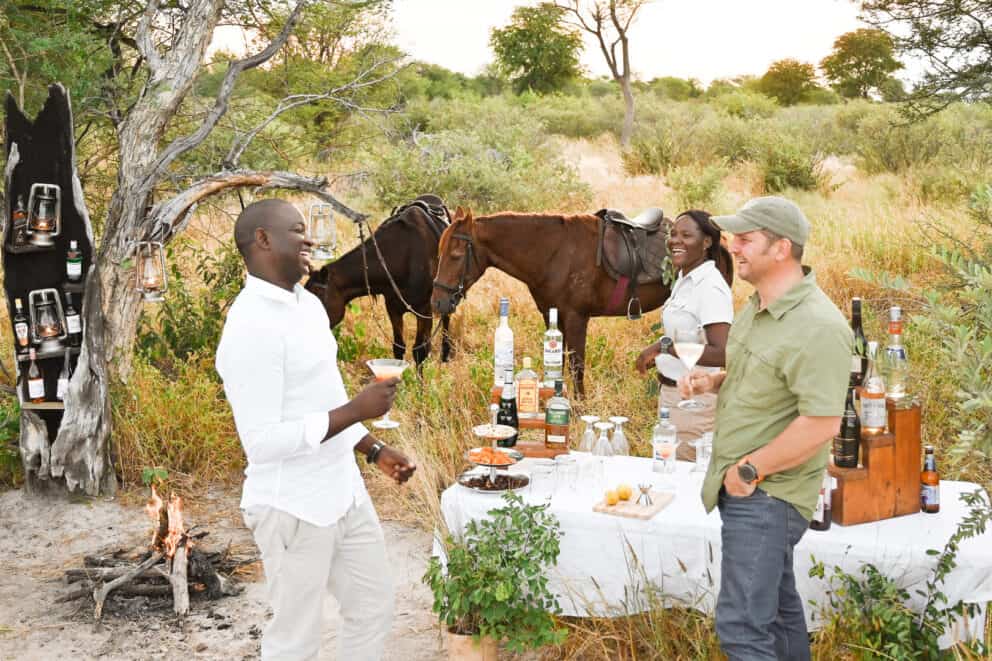 Horse riding setup with guide | Photo credit: Feline Fields Lodge