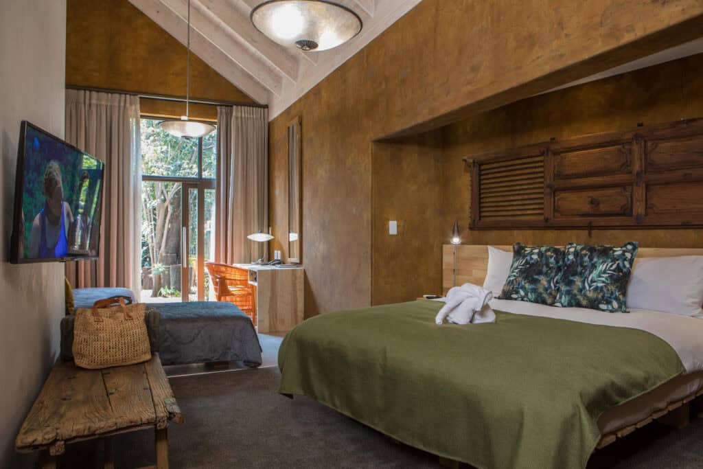 View of the luxury family suite at African Rock Hotel & Spa, South Africa.