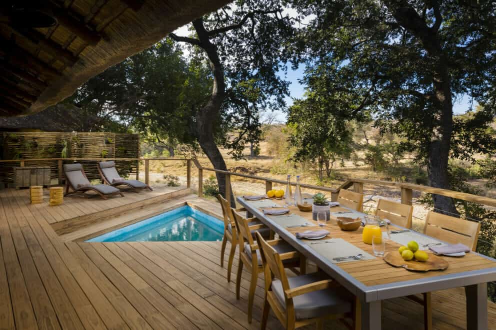 Pool area at Ulusaba Safari Lodge | Photo credits: Ulusaba Safari Lodge