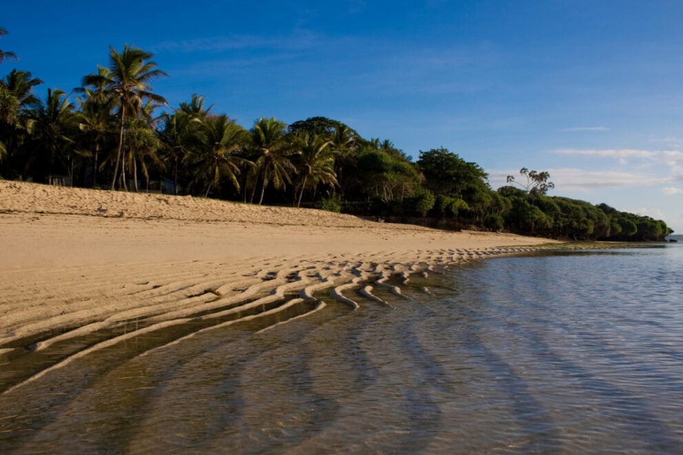 Tiwi beach in Kenya.
