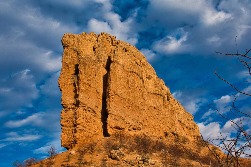 Vingerklip in Namibia.