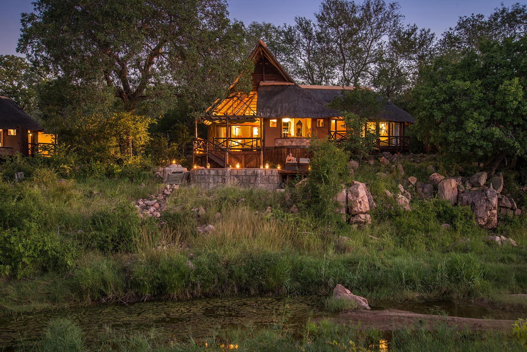View of Lukimbi Safari Lodge