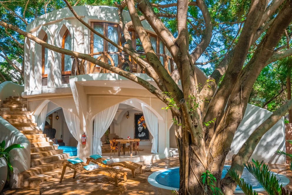 Exterior view of Xanadu Villas & Retreat in Zanzibar | Photo credit: Xanadu Villas & Retreat