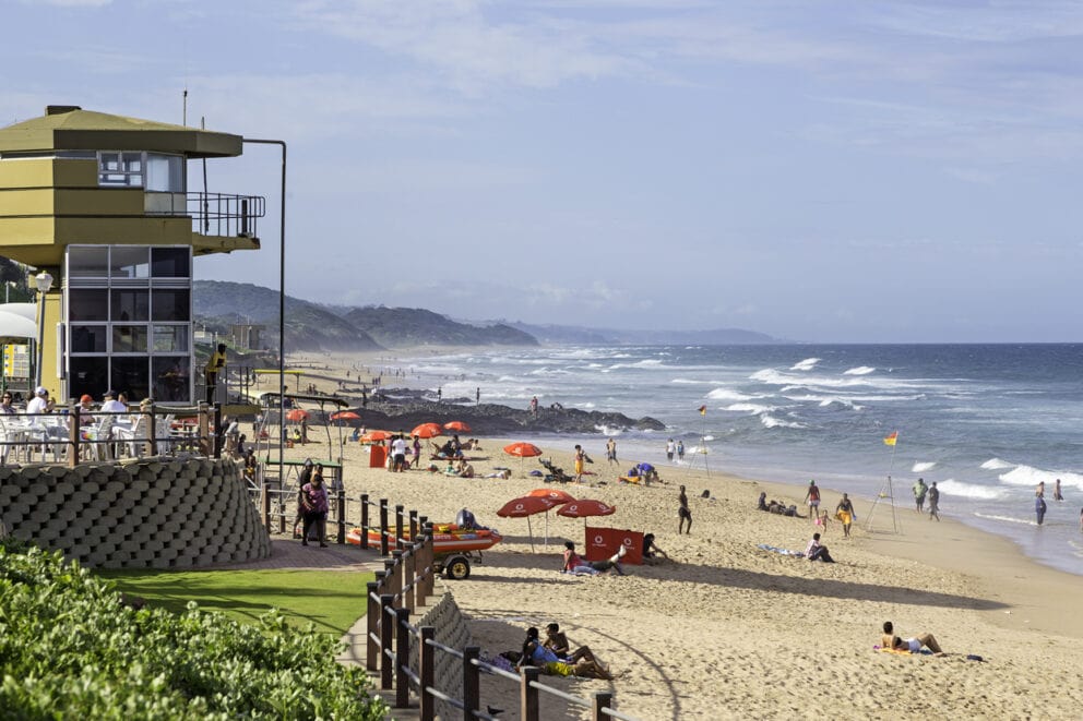 Umhlanga Beach, north coast of Durban.