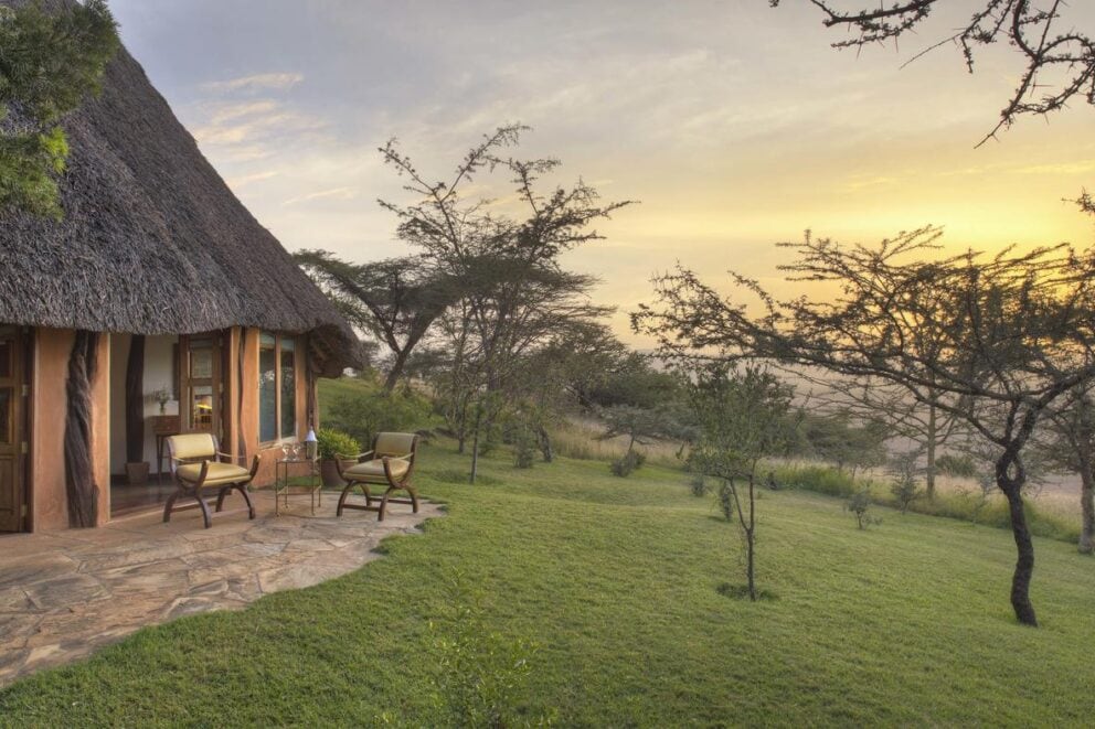Exterior view of Elewana Kifaru House in Lewa Conservancy