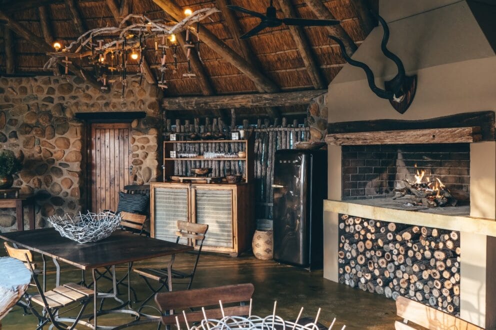 Fireplace | Photo credit: Geiger's Camp