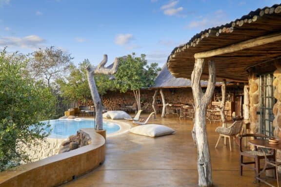 Side view of pool area | Photo credit: Geiger's Camp