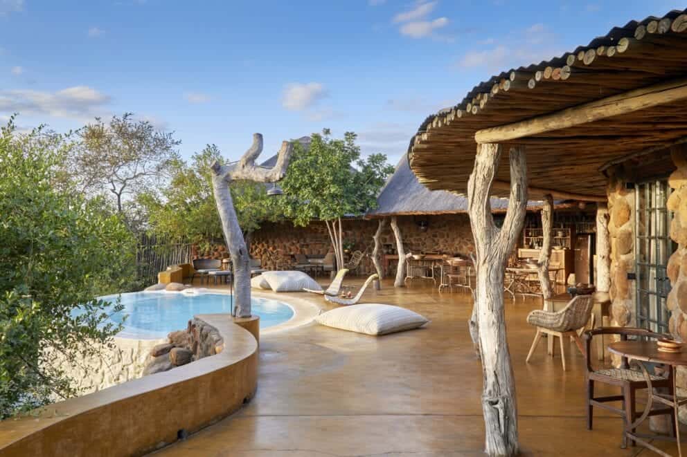 Side view of pool area | Photo credit: Geiger's Camp