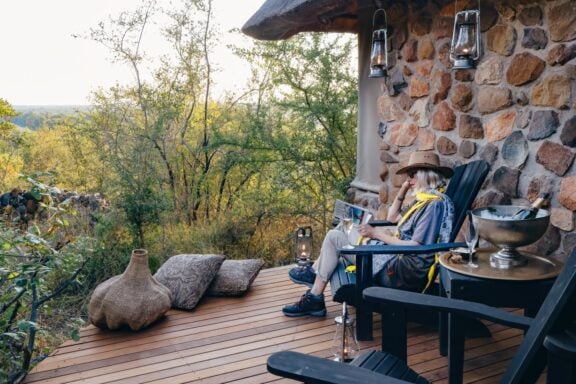 Seating with a view | Photo credit: Geiger's Camp