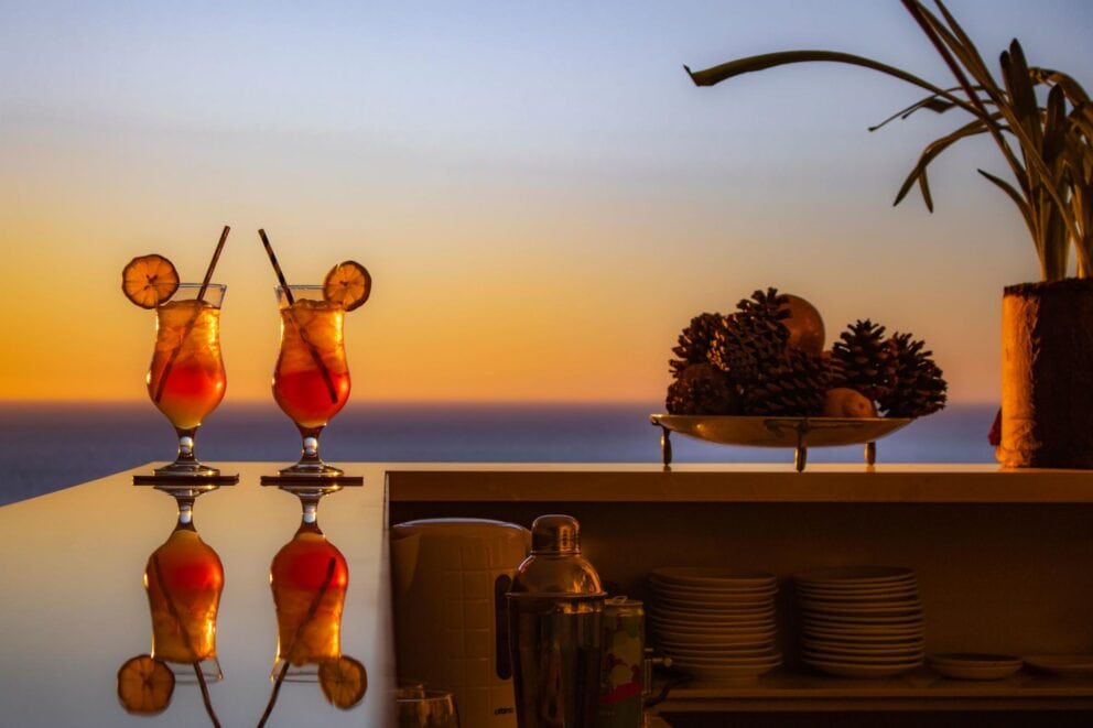 Sunset view from the bar | Photo credit: Clarendon Bantry Bay
