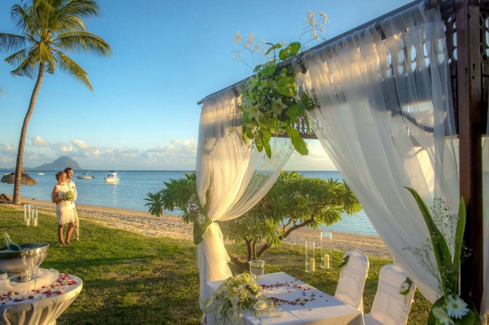 Wedding Pavilion on the beach | Photo credit: Sofitel Mauritius L'Impérial Resort & Spa