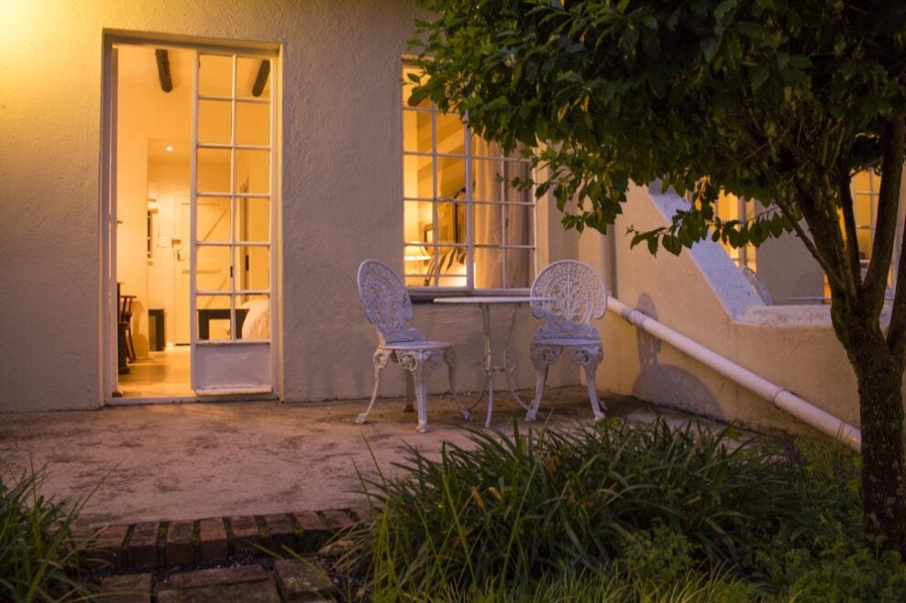 Garden Rooms Outside patio | Photo credit: Graskop Hotel