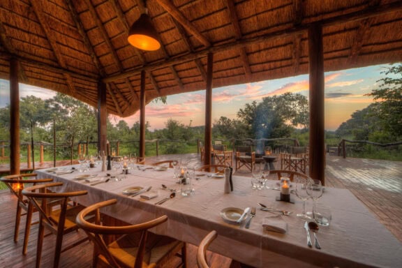 Main Area with deck and dining | Photo credit: Nokanyana