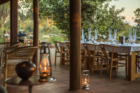 Deck and Dinner Table | Photo credit: Nokanyana