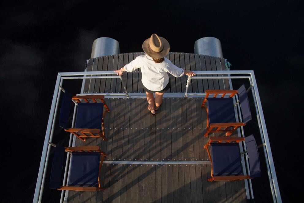 Top deck view of barge | Photo credit: Mopiri