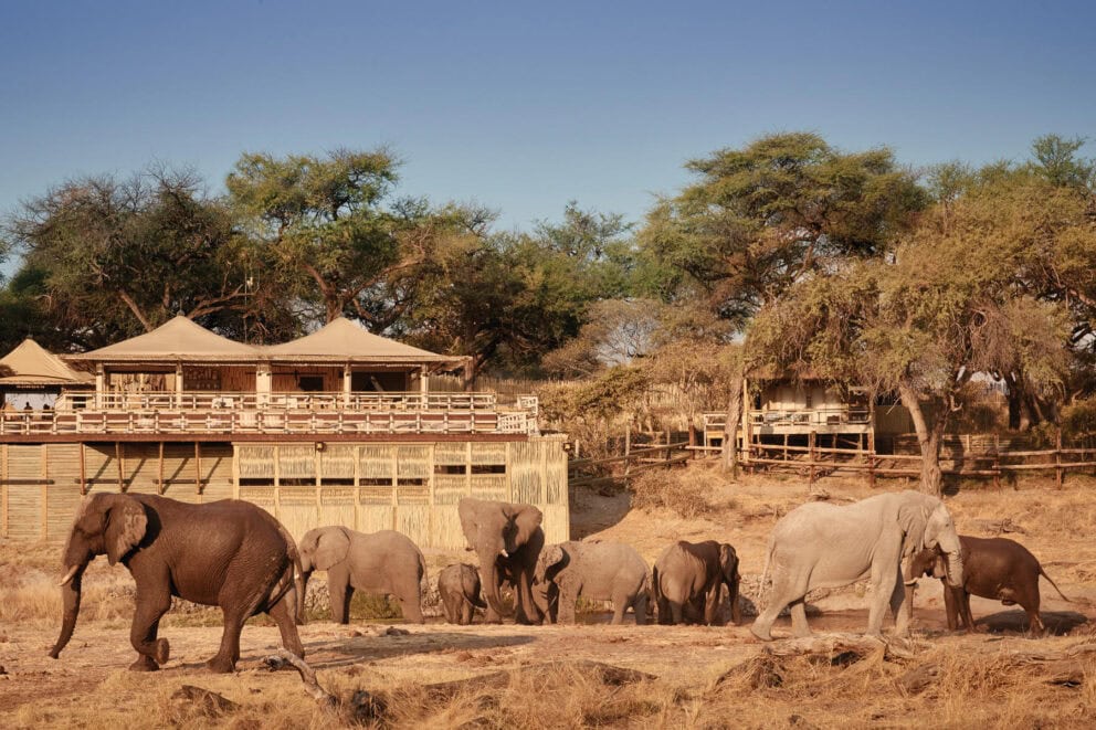 Savute Elephant Lodge exterior, Image Credits, Savute Elephant Lodge, A Belmond Safari