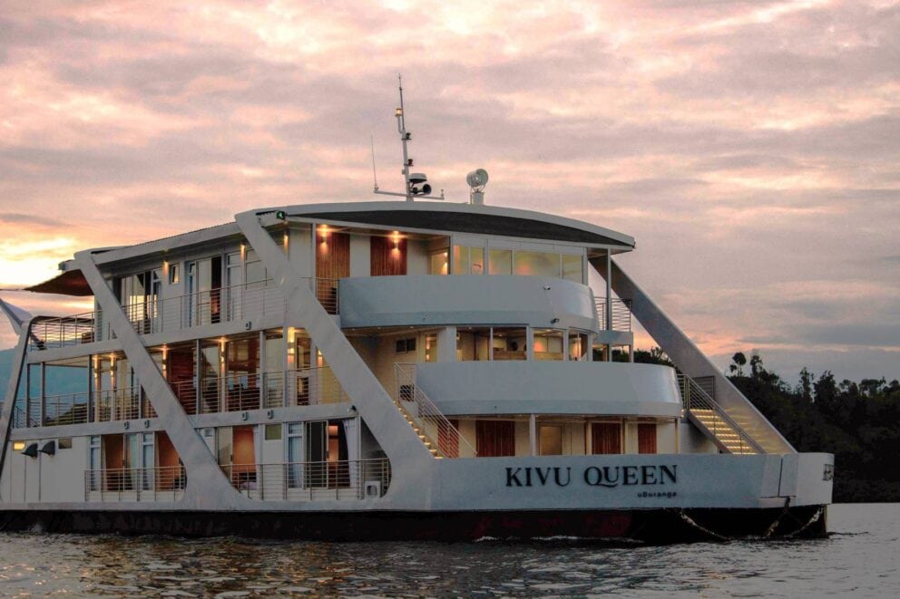 Front view of ship | Photo credit: Mantis Kivu Queen uBuranga
