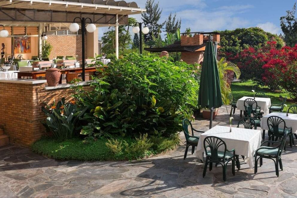 Seating area outside | Photo credit: Hôtel des Mille Collines
