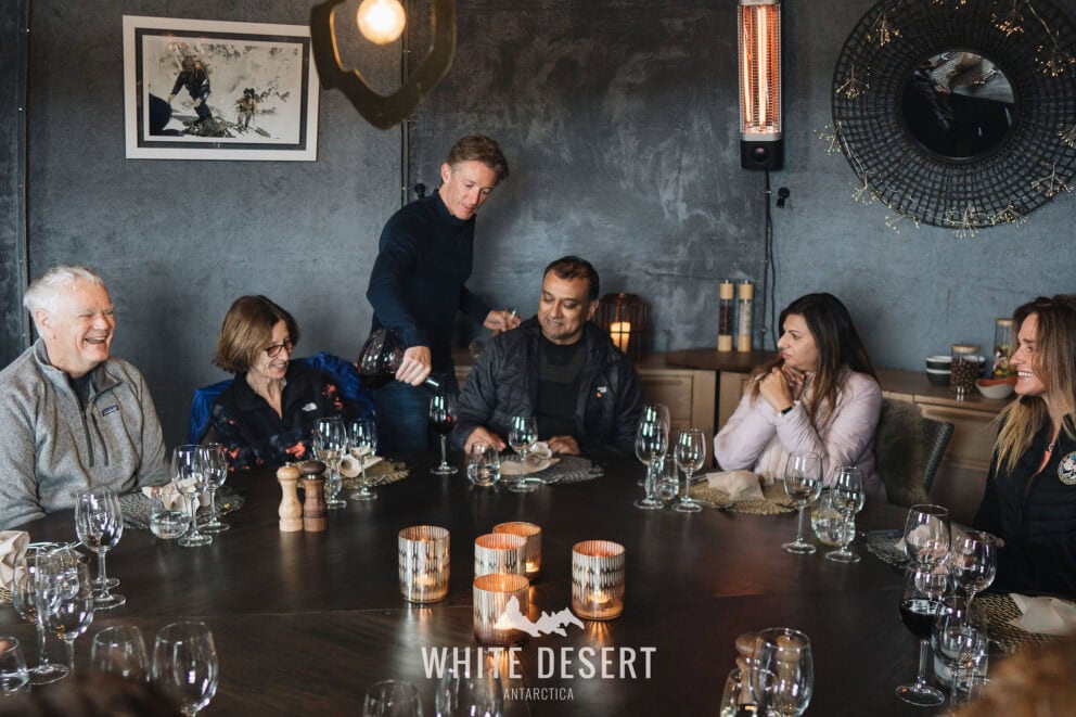 Drinks at a table | Photo credit: Whichaway Camp