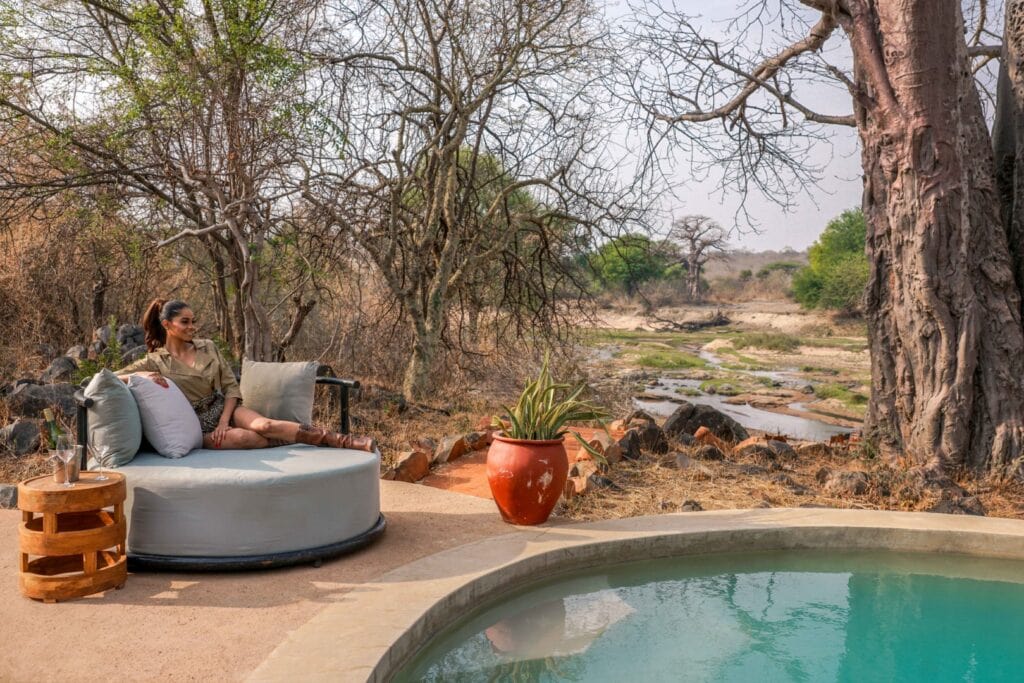 Lounge by pool area | Photo credit: Asanja Ndembo Ruaha