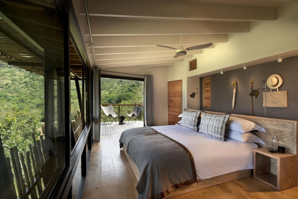 Luxury Suite Bedroom | Photo credit: Marataba Mountain Lodge