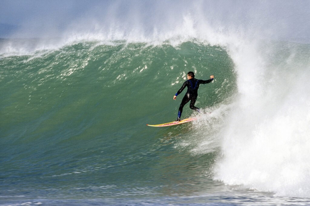Man surfing in South Africa