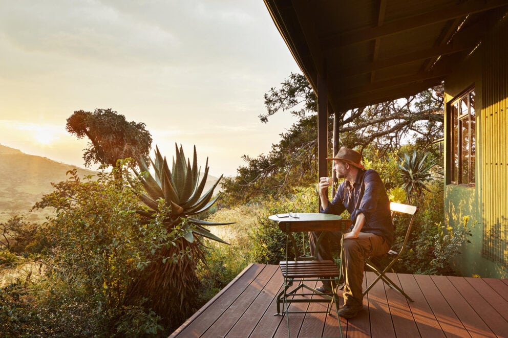 Man watching the sunrise Photo: Unsplash