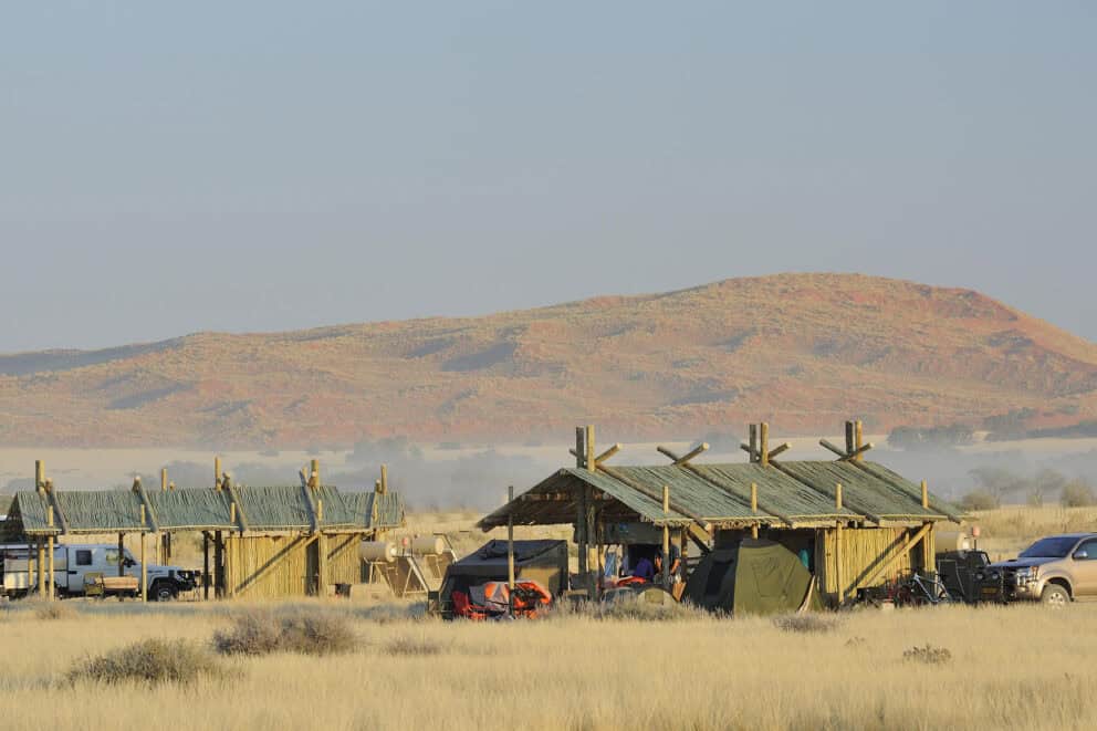 Sesriem Oasis campsite in Namibia.