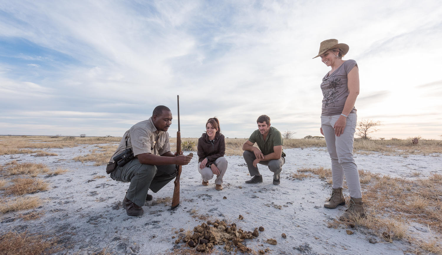 Walking safari through the Onguma Private Game Reserve
