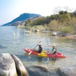 Kayaking in Lake Malawi