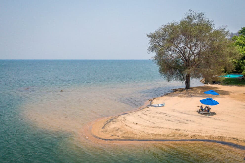 The shores of Lake Malawi, a relaxing destination for an African safari for seniors