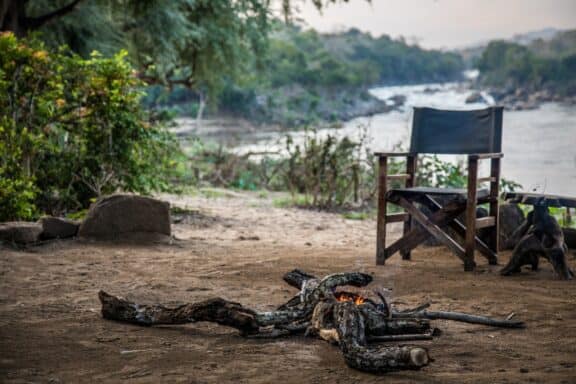 Campfire in Wildlife reserve