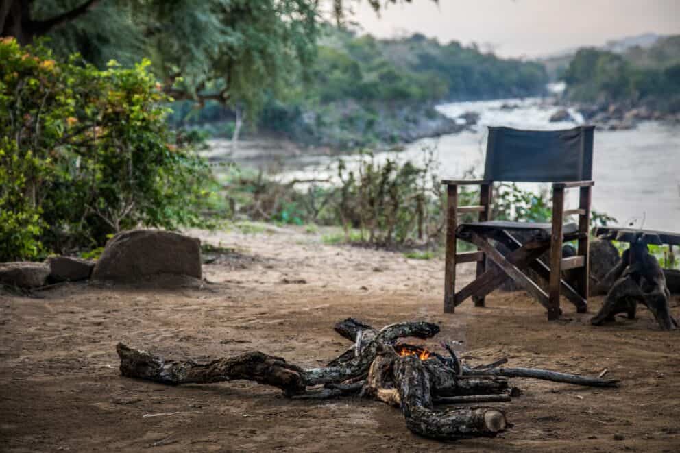 Campfire in Wildlife reserve