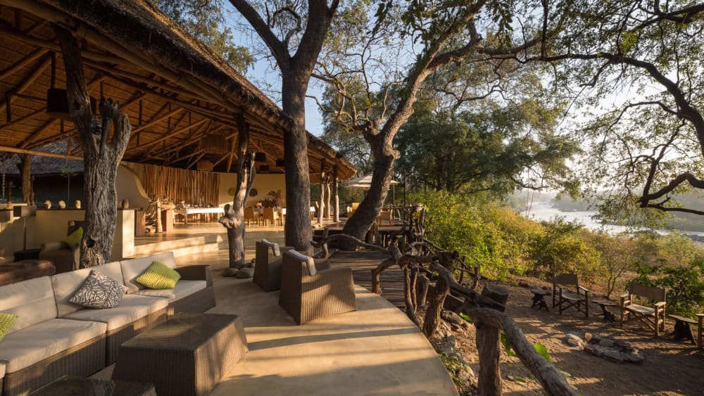 View from the deck at Mkulumadzi Lodge, Malawi