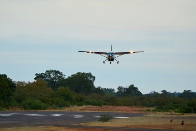 Fly-in arrival straight to your lodge