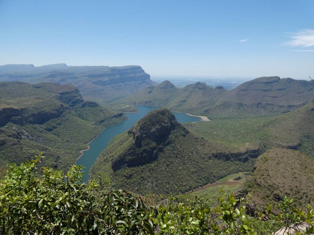 View of Blyde River Canyon, South Africa.