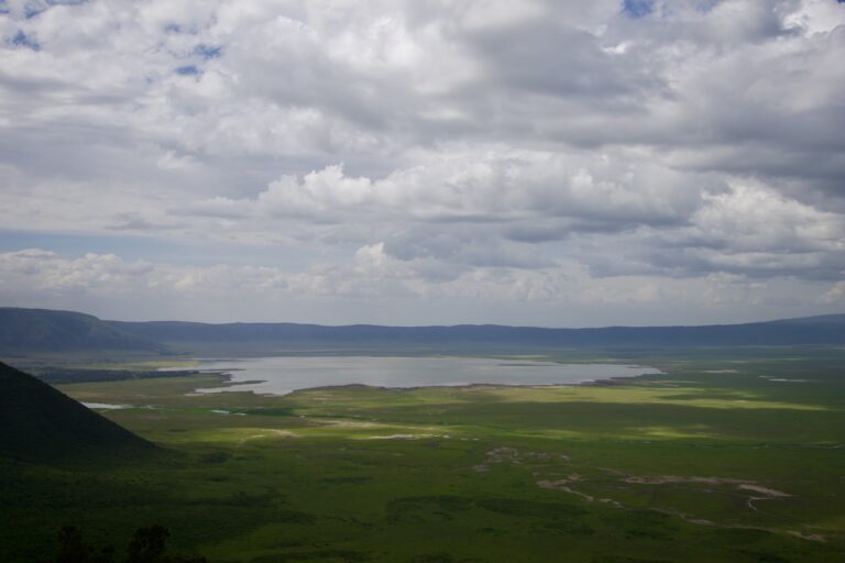 View of the Ngorongoro Crater.